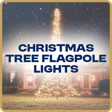 XMAS Tree Flagpole Lights